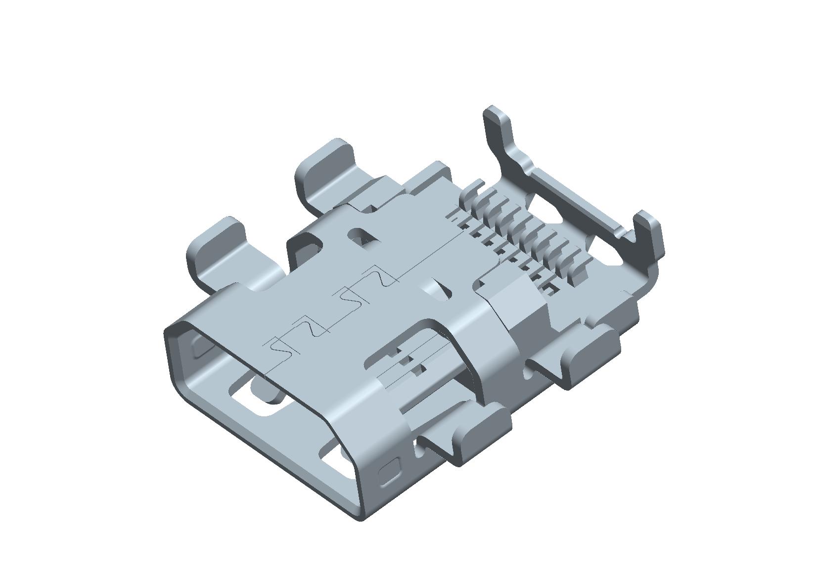 Waterproof Micro USB Connector